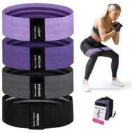 Detailed information about the product Resistance Bands, Exercise Workout Bands for Women and Men, 4 Set of Stretch Bands for Working Out Hip Thigh Glute Bands Set
