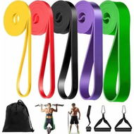 Detailed information about the product Resistance Bands,5 Pack Sports Elastic Band,Assist Straps For Pull Ups,Resistance Bands For Exercise,Elastic Bands For Exercise At Home Or Gym