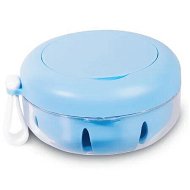 Detailed information about the product Retainer Case, Retainer Cleaner Case, Definitely No Leak Denture Case Denture Bath Box for Traveling Perfectly (Blue)