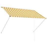 Detailed information about the product Retractable Awning 200x150 cm Yellow and White