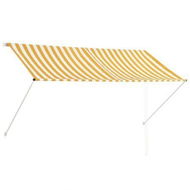 Detailed information about the product Retractable Awning 250x150 cm Yellow and White