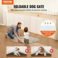 Detailed information about the product Retractable Baby Gate, 34.2' Tall Mesh Baby Gate, Extends up to 116.1' Wide Retractable Gate for Kids or Pets, Retractable Dog Gates for Indoor Stairs, Doorways, Hallways, Playrooms, White