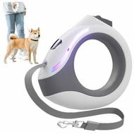 Detailed information about the product Retractable Dog Leash with Flashlight 118 in Round Handle Dog Leash with Lock for Small and Medium Dogs