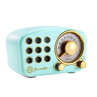 Detailed information about the product Retro Bluetooth Speaker, Vintage FM Radio with Old Fashioned Classic Style, Loud Volume, Bluetooth 5.0 Wireless Connection, Green