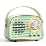 Detailed information about the product Retro Bluetooth Speakers, Wireless Vintage Speaker, Outdoors Wireless Portable Bluetooth Speaker Supports TF Card AUX for Home (Cyan)