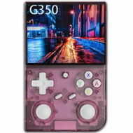 Detailed information about the product Retro Game Console,Linux System RK3326 Built-in 64G TF Card 4371 Games,3.5-inch IPS Screen,WiFi,Bluetooth 4.2,HDMI Output,3200mAh Battery (G350 Pink)