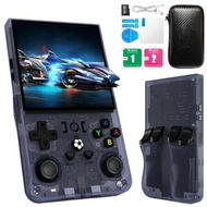 Detailed information about the product Retro Handheld Game Console with 64G Built-in 18000+ Classic Games Portable Hand Held Open Source Linux System 4 Inch IPS Screen Video Player(Grey)