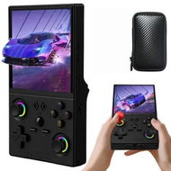 Detailed information about the product Retro Handheld Game Console,Retro Gaming Console with 4.0 Inch IPS Screen,Built-in Open Source Linux System,Preloaded with 15000+ Games Color Black