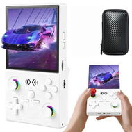 Detailed information about the product Retro Handheld Game Console,Retro Gaming Console with 4.0 Inch IPS Screen,Built-in Open Source Linux System,Preloaded with 15000+ Games Color White