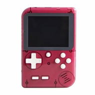 Detailed information about the product Retro Mini Game Machine with 400 Classical FC Games Handheld Game Console 2.8-Inch Color Screen Support for TV Output (Red)