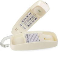 Detailed information about the product Retro Wall Phone with Big Button Lighted Keypad, No AC Power Required, Loud Visual Ringer, Volume Control, Vintage Corded Phone for Home Office,Beige