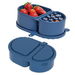 Reusable Silicone Containers With Lids,Lunch Box,2 Compartments,Portable Silicone Food Storage Box For Picnics,School,And Office Color Blue. Available at Crazy Sales for $9.99