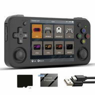 Detailed information about the product RG35XX H Retro Handheld Game Console,3.5 Inch IPS Screen Linux System Built-In 64G TF Card 5017 Games Support HDMI TV Output 5G WiFi Bluetooth (Black)