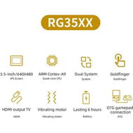 Detailed information about the product RG35XX Retro Game Console: Dual OS, 3.5' IPS Screen, Plug and Play Games, with Storage Bag (Transparent Violet)