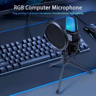 Detailed information about the product RGB Gaming Microphone,USB PC Mic for Streaming,Podcasts,Recording,Condenser Computer Desktop Mic on Mac/PS4/PS5