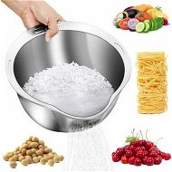 Detailed information about the product Rice Washer Strainer Bowl, 4 in 1 Washing Bowl for Quinoa, Stainless Steel Rinse