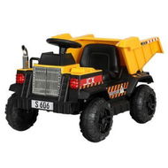 Detailed information about the product Rigo Kids Electric Ride On Car Dumptruck Loader Toy Cars 12V Yellow