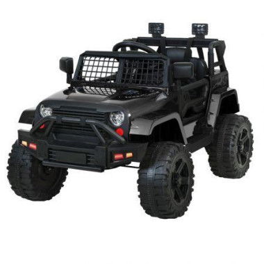 Rigo Kids Electric Ride On Car Jeep Toy Cars Remote 12V Black