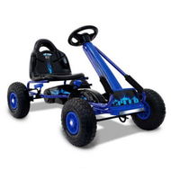 Detailed information about the product Rigo Kids Pedal Go Kart Car Ride On Toys Racing Bike Rubber Tyre Adjustable Seat