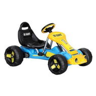 Detailed information about the product Rigo Kids Pedal Go Kart Ride On Toys Racing Car Plastic Tyre Blue