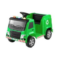 Detailed information about the product Rigo Kids Ride On Car Garbage Truck Police Light 12V Electric Toys Cars Green