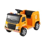 Detailed information about the product Rigo Kids Ride On Car Garbage Truck Police Light 12V Electric Toys Cars Yellow