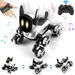 Robot Dog Toy 2.4GHz 8WD Gesture Sensing Rc Stunt Car with LED Eyes,360 Degree Rotation Remote Control Dog with Music Light, Birthday for Boys Age 6+. Available at Crazy Sales for $39.99