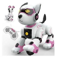 Detailed information about the product Robot Dog Toy Programmable Remote Control Robot Puppy with Voice,Touch Sensors,Dancing Singing,Animal Sound Imitation Smart Stunt Robot Pet(Pink)