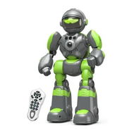 Detailed information about the product Robot Toys for Kids, Remote Control Robot with Record Voice and Gesture Sensing Control, Programmable Music Dancing Functions (Green and Grey)