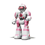 Detailed information about the product Robot Toys for Kids, Remote Control Robot with Record Voice and Gesture Sensing Control, Programmable Music Dancing Functions (Pink and White)