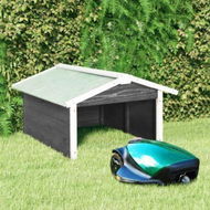 Detailed information about the product Robotic Lawn Mower Garage 72x87x50 Cm Grey And White Firwood