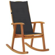 Detailed information about the product Rocking Chair with Cushions Solid Acacia Wood