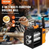 Detailed information about the product Rolling Mill, 2.95'/75 mm Jewelry Rolling Mill Machine, 1: 2 Gear Ratio, 3-in-1 Multi-function Rolling Mill, 0.03-6.5mm Press Thickness for Metal Jewelry Making Sheet Square Wire Semicircle