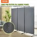 Room Divider, 102Ã—71inch Room Dividers and Folding Privacy Screens (3-panel), Fabric Partition Room Dividers for Office, Bedroom, Dining Room, Study, Freestanding, Dark Gray. Available at Crazy Sales for $109.95