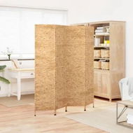 Detailed information about the product Room Divider 4-Panel 163x180 cm Water Hyacinth