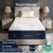 RoomSense King Single Mattress, 34cm Thick Medium Soft Hybrid Mattress for Back Pain Relief, Tencel Cooling Pocket Spring Mattress King Single Size in a Box. Available at Crazy Sales for $349.95