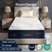 RoomSense Single Mattress, 34cm Thick Medium Soft Hybrid Mattress for Back Pain Relief, Tencel Cooling Pocket Spring Mattress Single Size in a Box. Available at Crazy Sales for $304.95