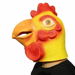 Rooster Mask Deluxe Novelty Halloween Costume Party Latex Animal Chicken Head Mask. Available at Crazy Sales for $14.99