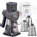 Rotary Cheese Grater Hand Crank Cheese Shredder Vegetable Mandoline Slicer for Kitchen 3 in 1 Changeable Blades for Cheese Potato Nuts Chocolate Ice. Available at Crazy Sales for $29.99