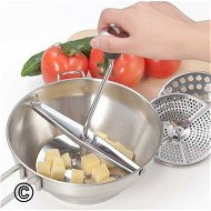 Detailed information about the product Rotary Food Mill Potato Ricer With 3 Interchangeable Disks For Making Puree Or Soups Of Vegetables