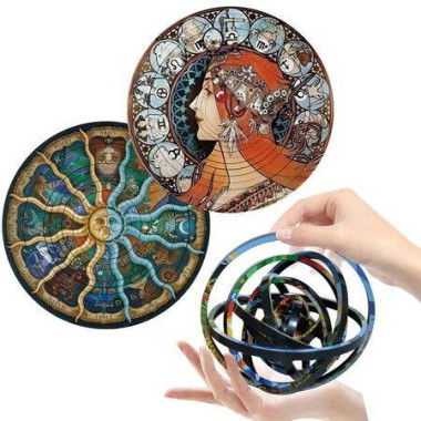 Rotate Puzzle Toy for Teens Decompressing Brain Teaser 3D Puzzle Educational Toys