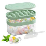 Detailed information about the product Round Ice Cube TraysIce Tray For Freezer With Lid And Bin For Chilled DrinkCocktail