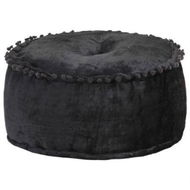 Detailed information about the product Round Pouffe Velvet 40x20 Cm Anthracite