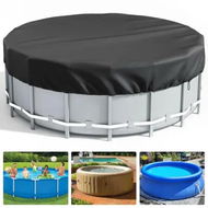 Detailed information about the product Round Swimming Pool Cover Above Ground Stock Tank Protector with Accessories Waterproof Dustproof Hot Tub Cover(310 cm)