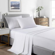 Detailed information about the product Royal Comfort Bamboo Cooling 2000TC Sheet Set - Single-White