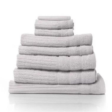 Royal Comfort Eden Egyptian Cotton 600 GSM 8 Piece Towel Pack Sea Holly