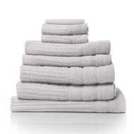 Detailed information about the product Royal Comfort Eden Egyptian Cotton 600 GSM 8 Piece Towel Pack Sea Holly