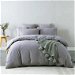Royal Comfort Vintage Washed 100 % Cotton Quilt Cover Set Double - Grey. Available at Crazy Sales for $79.97