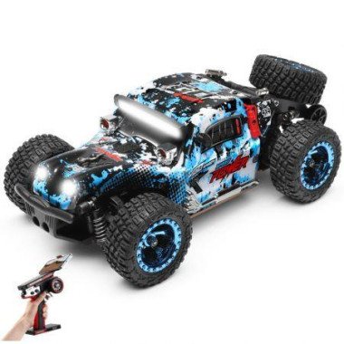 RTR 1/28 2.4G 4WD RC Car Off-Road Climbing High Speed LED Light Truck Full Proportional Vehicles Models Toys One Battery