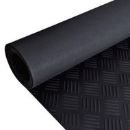 Detailed information about the product Rubber Floor Mat Anti-Slip 2 x 1 m Checker Plate